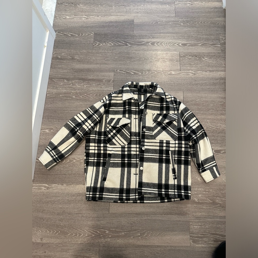 Zara flannel jacket
